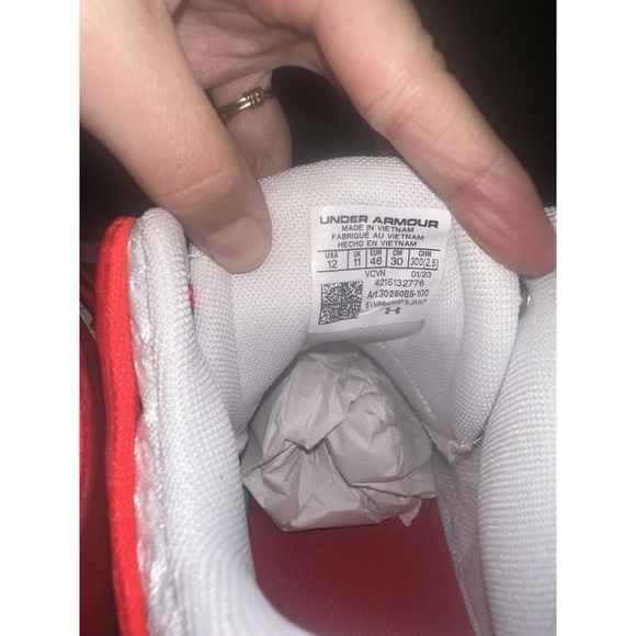 Under Armour UA Highlight Hammer MC Hi Football Cleats 3025085-100 Men's Size 12 - Picture 9 of 9